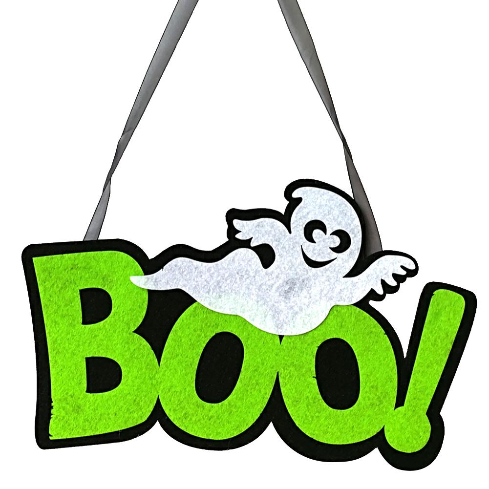 

Nonwoven Ghost Letter Pattern Pendant Hanging Halloween Festival Decoration, 501 Original