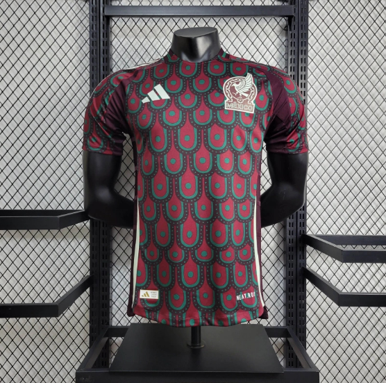 2024 Mexico Home Player Version Football T-Shirt Thai Quality