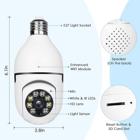 e27 Security Light Bulb Camera