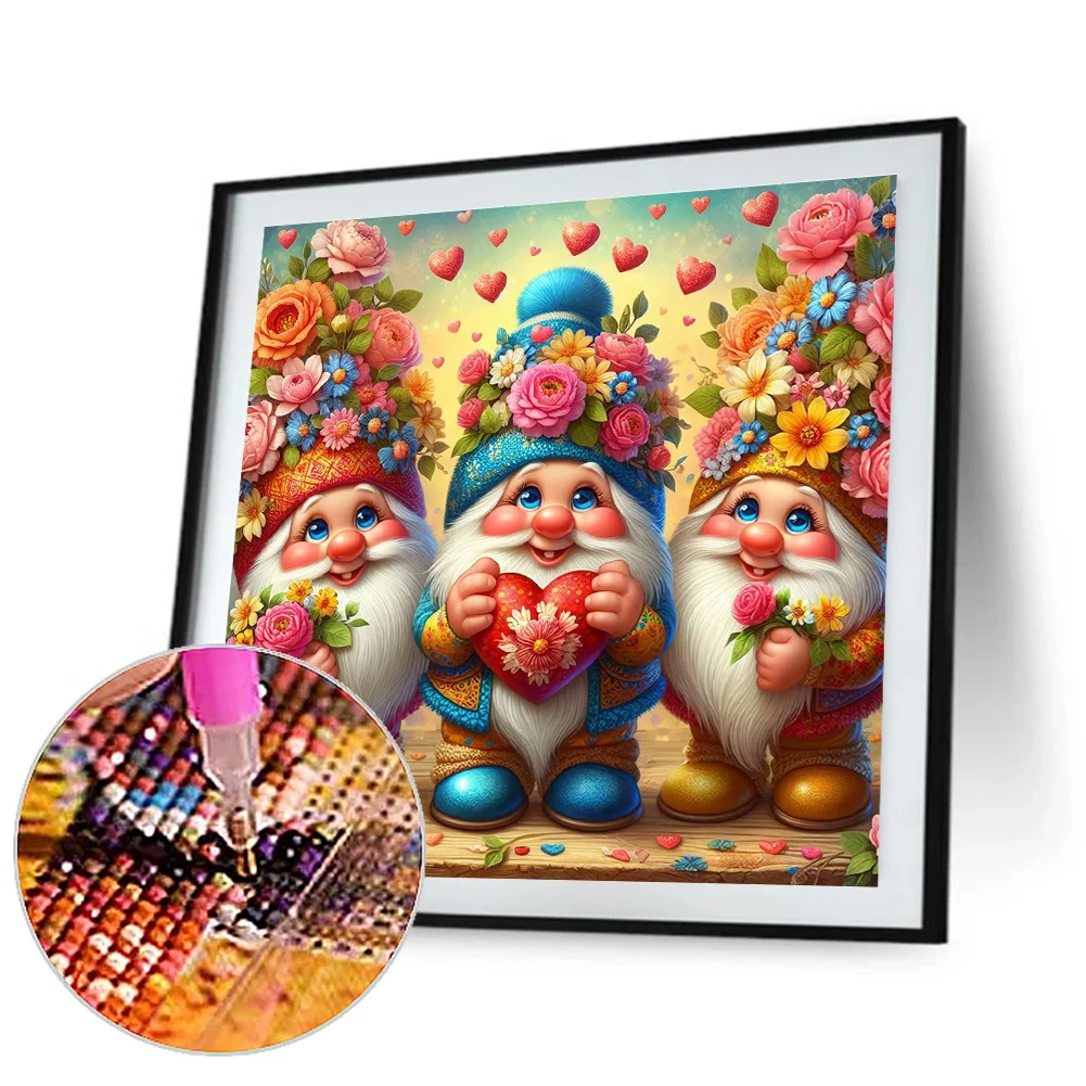 Diamond Painting - Full Round Drill - Gnome(Canvas|30*30cm)