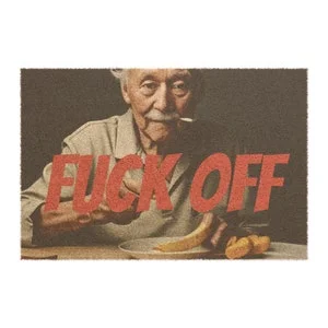 Pornhint NSFW Funny Grandpa F*** Off Door Mat NSFW