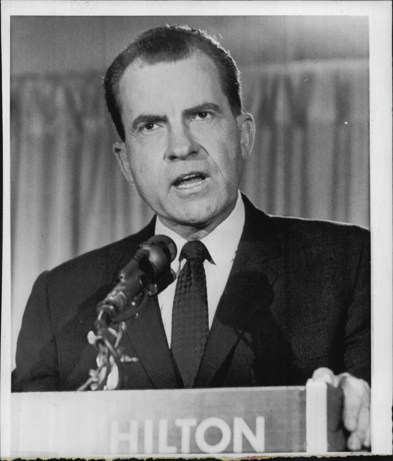 Richard M. Nixon 1961 Press Photo Poster painting