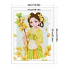 (US Local)Girl-11CT Stamped Cross Stitch Kit(49x65cm)