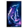 (US Local)Wolf -11CT Stamped Cross Stitch Kit(40x70cm)