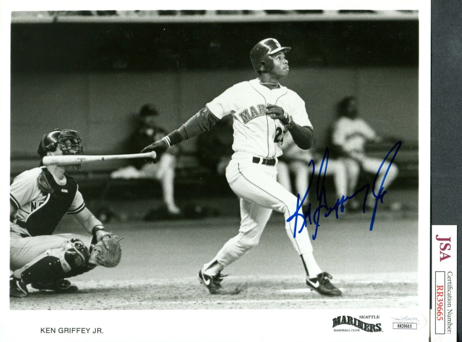 JSA Ken Griffey Jr. Autographed Signed AUTO 8x10 Photo Poster painting Seattle Mariners TRB 743