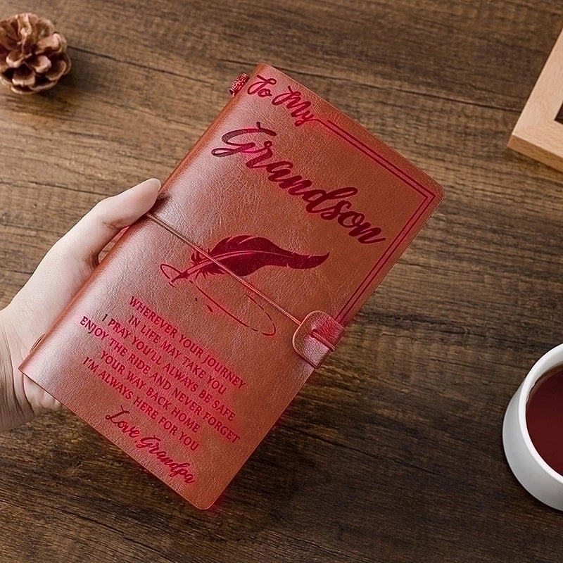 Creative Letter Imitation Leather Stationery Travel Journal Book Notebook