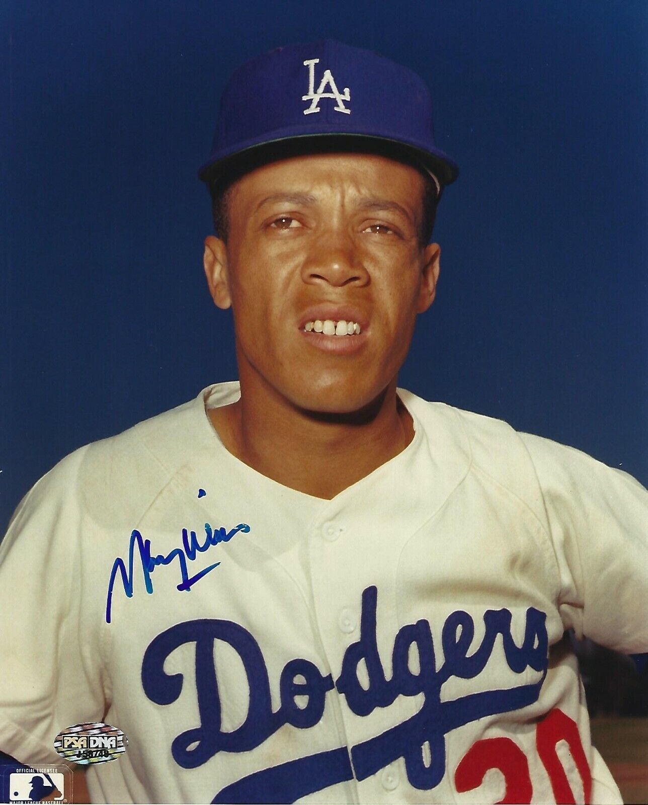 Maury Wills Signed 8x10 Photo Poster painting PSA/DNA COA LA Dodgers Baseball Picture Autograph