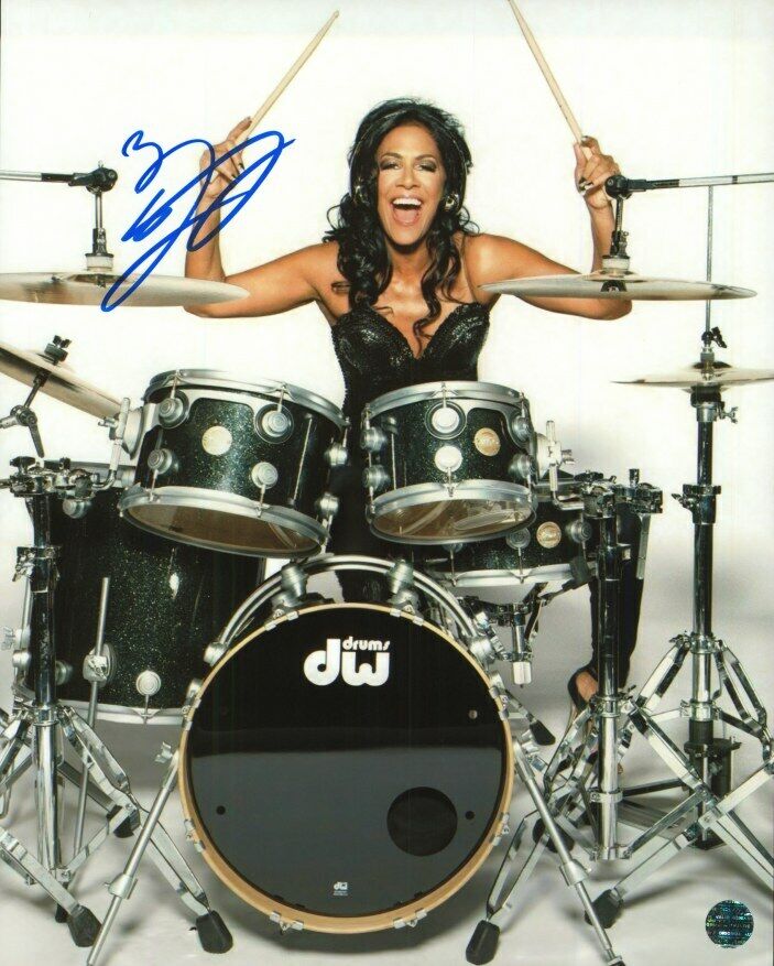 SHEILA E. - The George Duke Band Autographed Original 8x10 Photo Poster painting LOA TTM