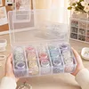 Diamond Painting Containers Multi Purpose Portable Plastic Case Box with Stickers & Compartments Arts Crafts Storage Bottle for Hardware Rhinestone
