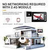 4.3 Inch IPS Screen Wireless Video Doorbell 2.4G Wi-Fi Video Intercom Doorbell