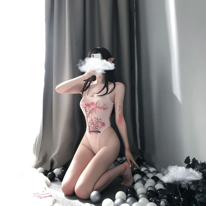 Uveng Sex Lingerie Two-Dimensional Anime Cs Body Swimsuit Sexy Free Of The Mouth Students Soft Sister Smile Face