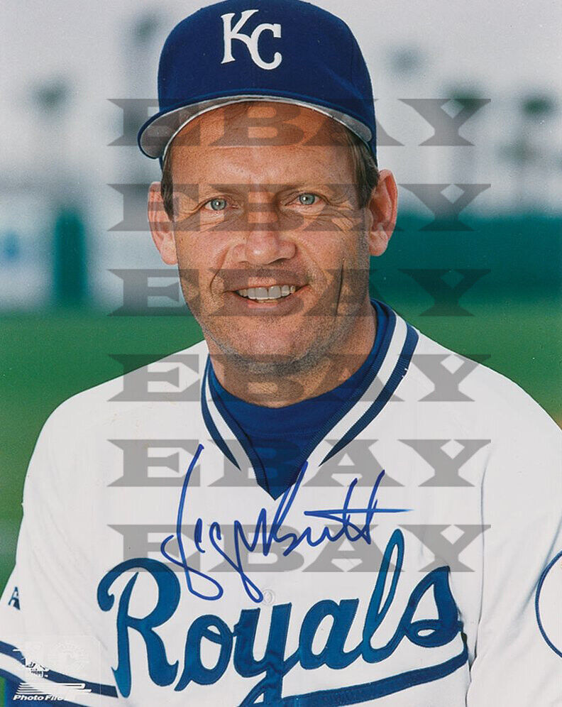 George Brett Royals signed 8x10 autographed Photo Poster painting Reprint