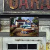 [Big Size]Cars & Rural Farmhouse - Metal Tin Signs(12*16Inch) - Garage