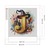 Diamond Painting -DIY Full Square Drill Harry Potter Letter J(35x35cm)