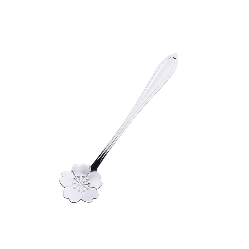 Vacation Flower Stainless Steel Spoon 1 Piece 1 Set