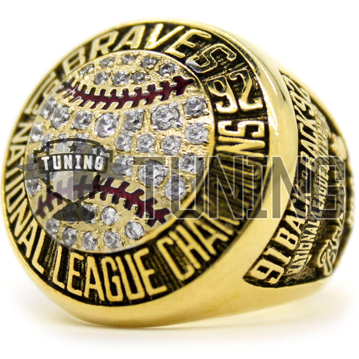 Fans custom-2021 Atlanta Braves World Series Championship Ring Presale(Open  Top)