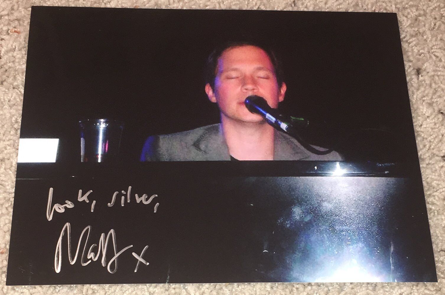 AQUALUNG MATT HALES SIGNED AUTOGRAPH CONCERT 8x10 Photo Poster painting w/PROOF