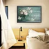 Rose Vase and Proverb-11CT Stamped Cross Stitch 60*40cm(Big Size)