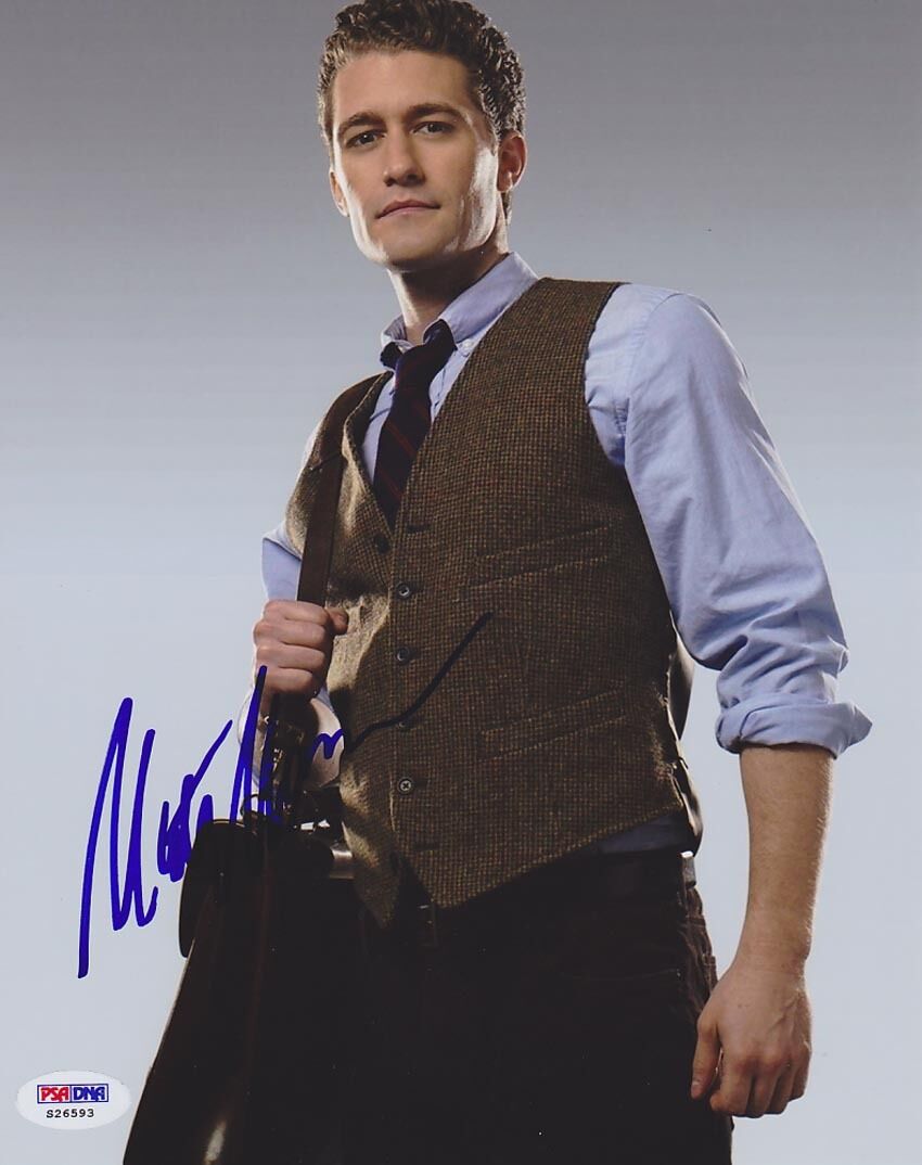 Matthew Morrison SIGNED 8x10 Photo Poster painting Will Schuester Glee PSA/DNA AUTOGRAPHED