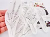 【10 PCS】Water Soluble Spring Floral Hand Embroidery Pattern,peel and stick paper for ornaments