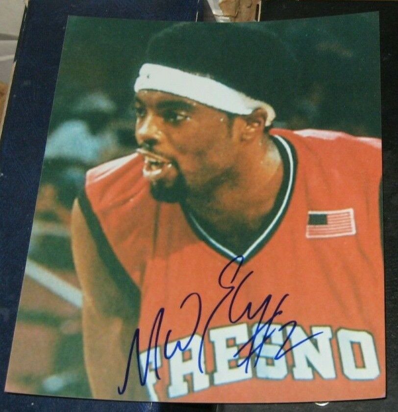 Melvin Ely Fresno State St Bulldogs SIGNED AUTOGRAPHED 8x10 Photo Poster painting COA Basketball