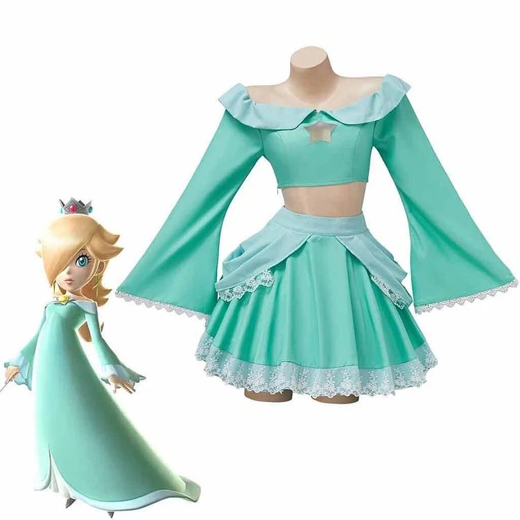 Princess Rosalina Cosplay Costume Dress