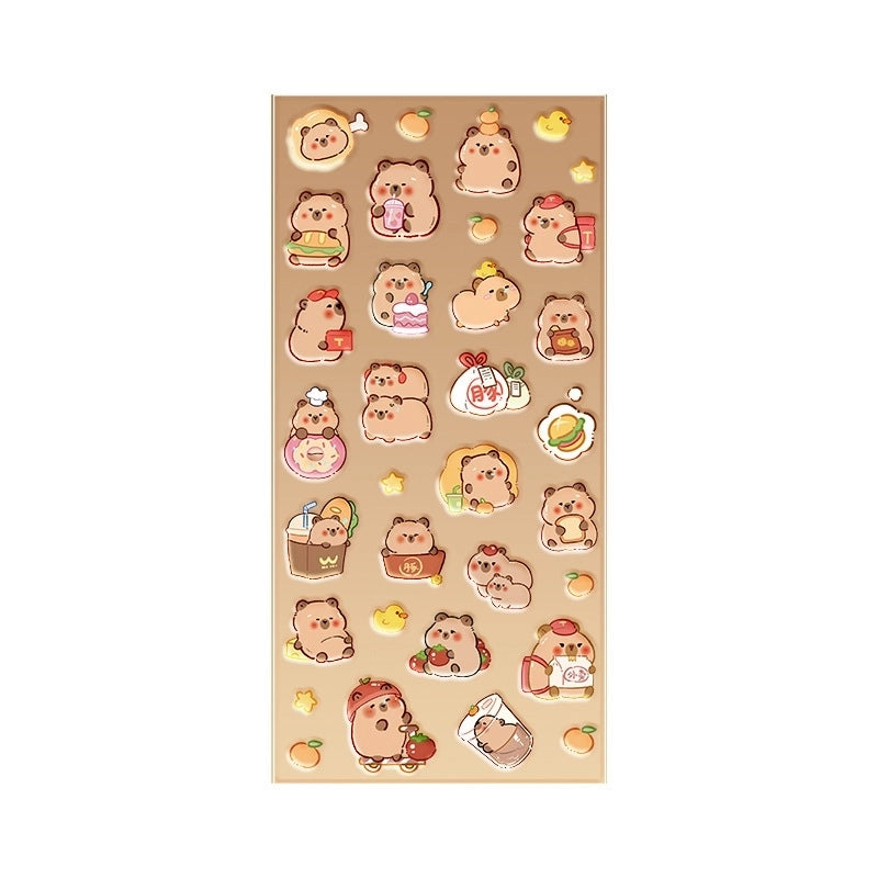 1 Piece Cartoon School PVC Foam Cute Stickers