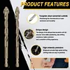 7Pcs High Hardness Glass Drill Bit 3/4/5/6/8/10/12 mm for Concrete Glass Ceramic