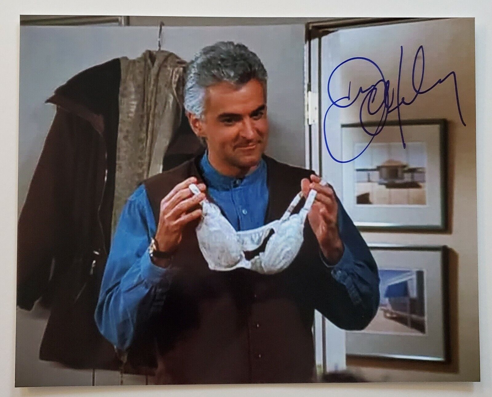 John O'Hurley Signed Seinfeld 8x10 Photo Poster painting Actor J Peterman LEGEND RAD