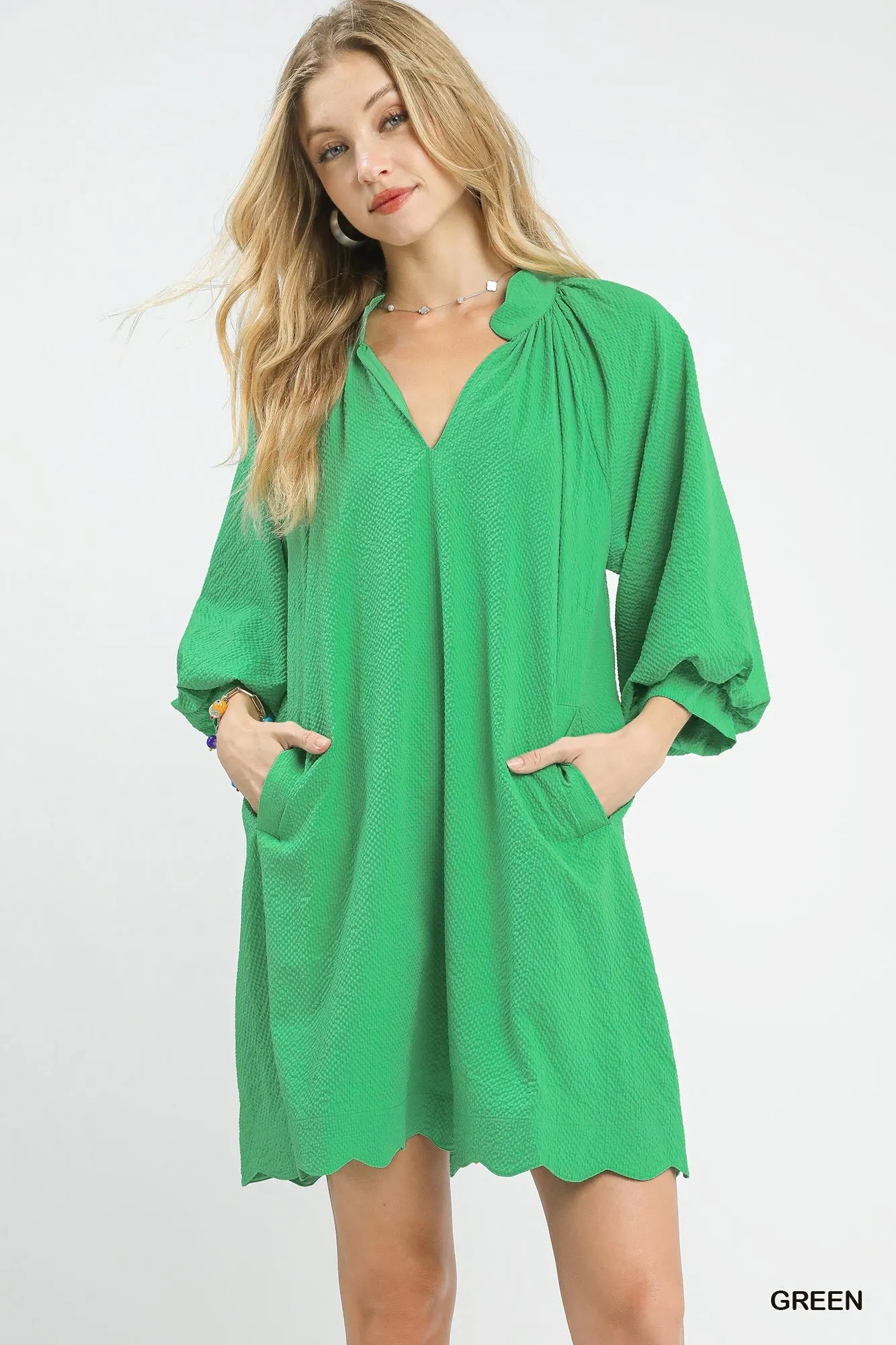 Umgee Textured Pocket Mini Dress mysite idetrend