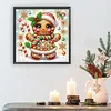 Snow Gingerbread Man-Special Shaped Diamond Painting