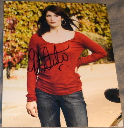 GEMMA ARTERTON SIGNED AUTOGRAPH CASUAL BABE JEANS Photo Poster painting