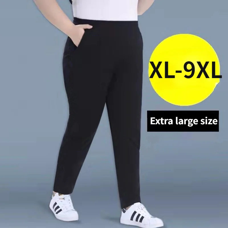XL-9XL Extra large size warm fleece pants