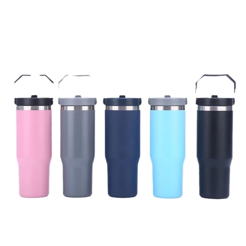Casual Retro Solid Color 201 Stainless Steel 304 Stainless Steel Thermos Cup 1 Piece