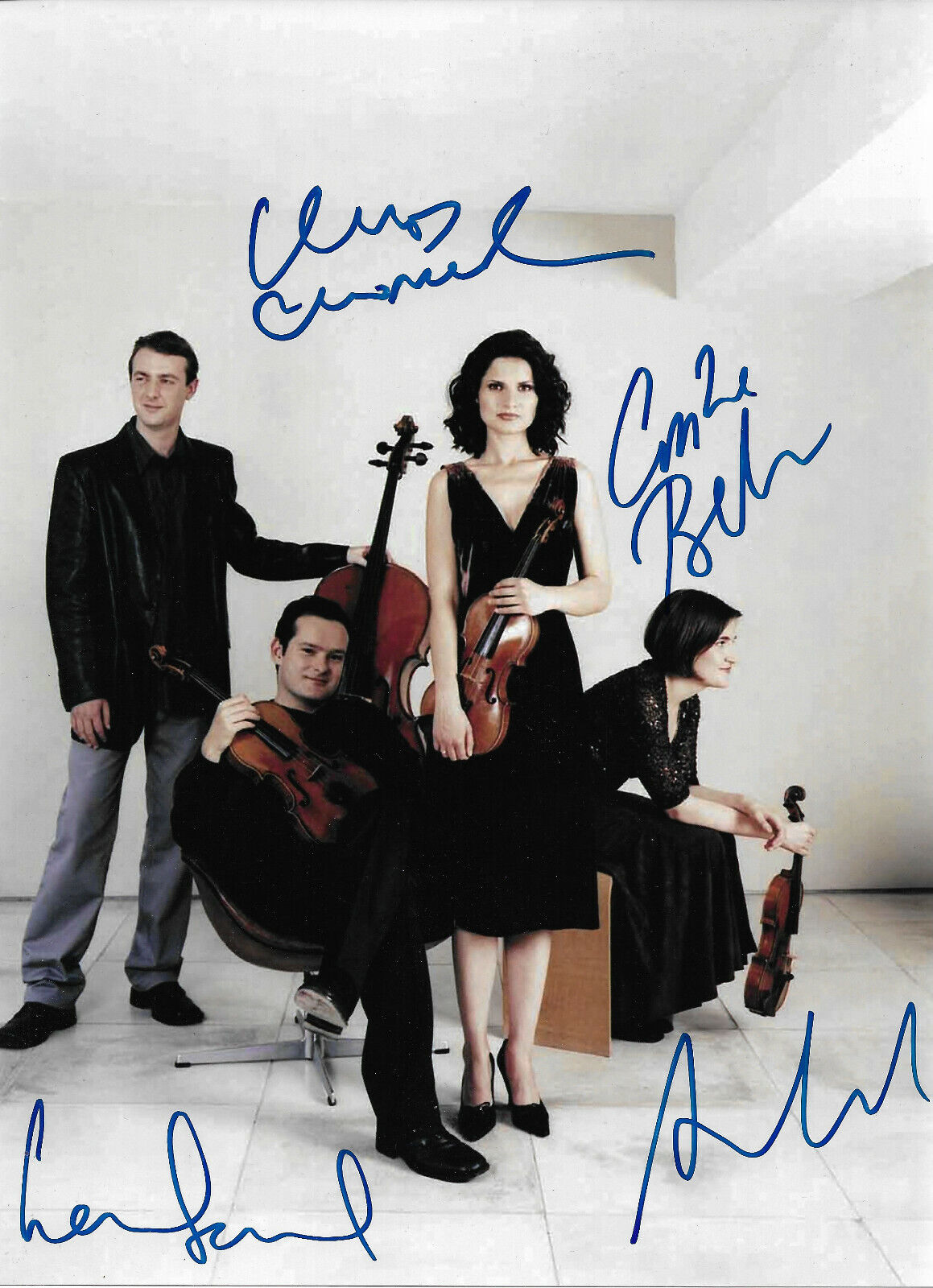 Belcea Quartet signed 8x11 inch Photo Poster painting autographs