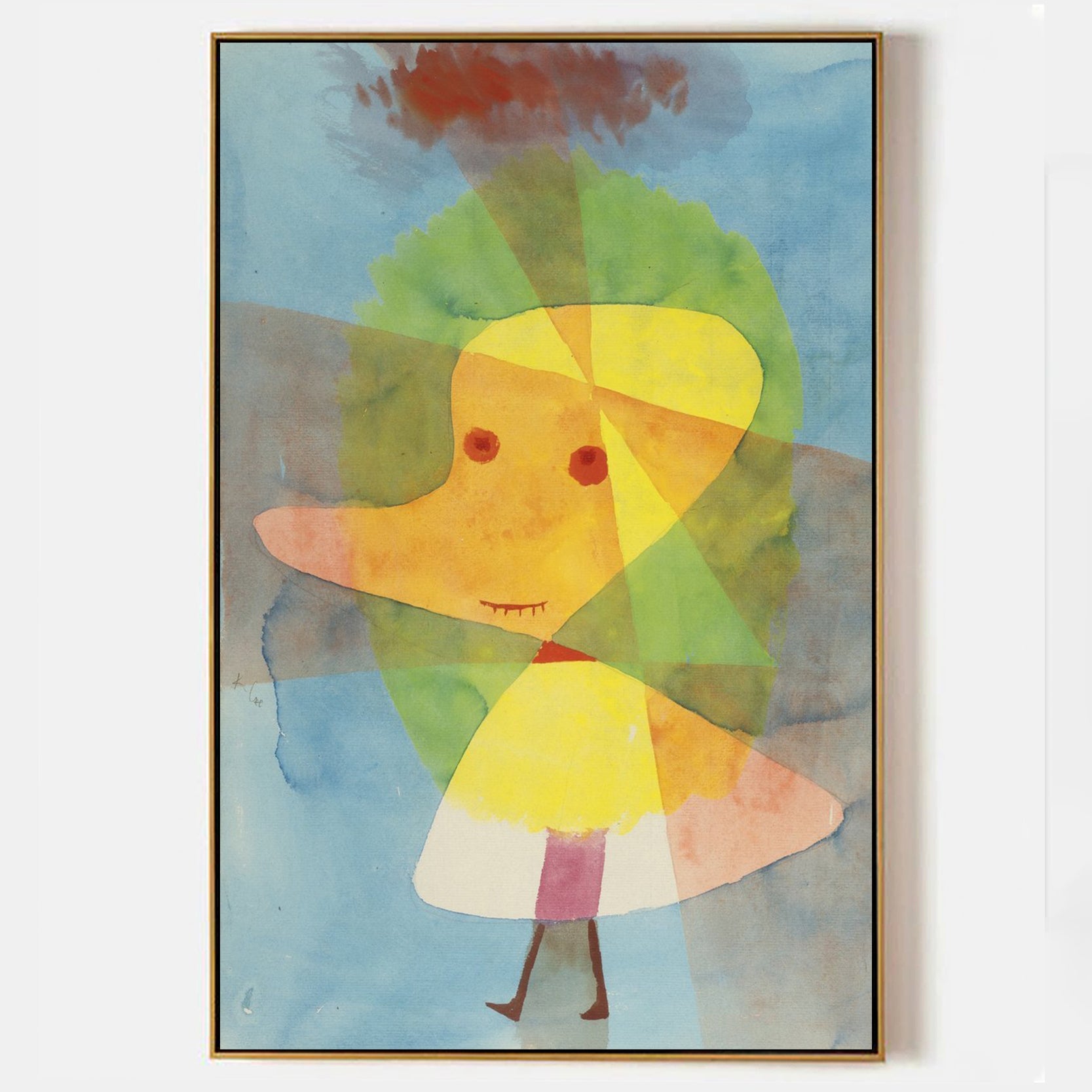 Arabelart Small Garden Ghost by Paul Klee - Famous Art Reproduction