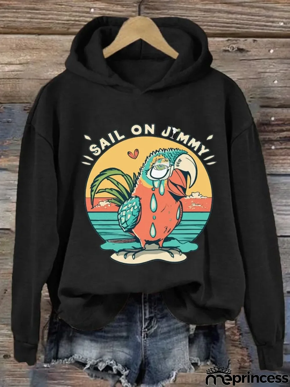 Women's Sail On Jimmy Crew Neck Hoodie