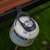 Stainless Steel Gas Canister Hanging Hook with Opener for IGT Camping Table