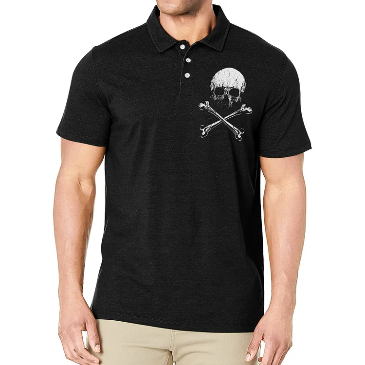 USA FLAG GRAPHIC POLO SHIRT