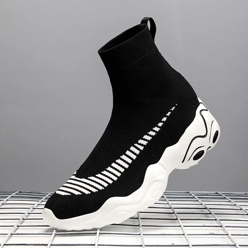 MWY Breathable Elasticity Socks Sneakers Platform Unisex Footwear Casual Shoes Flats Women Ankle Boot Dames Schoenen