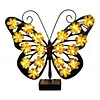 LED Solar-Powered Wall Lamp Hollow Out Wall Decoration Light Wrought Iron Decorative Light IP65 Waterproof Solar Ambient Landscape Lights for Villa Garden Courtyard Decor