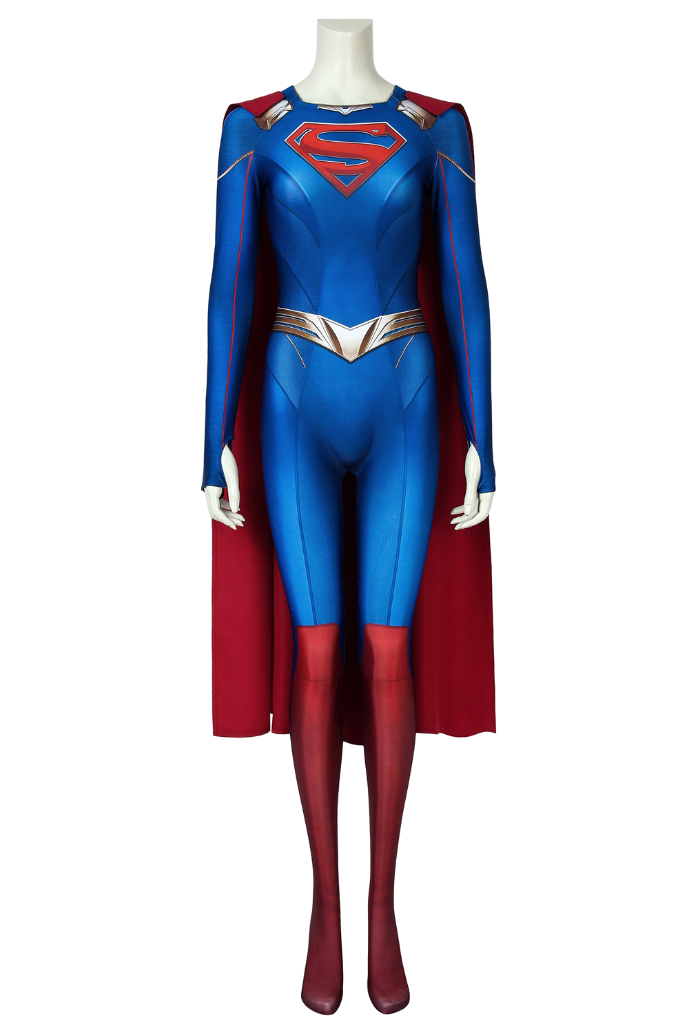 Supergirl Season 5 Kara Zor-el Zentai Jumpsuit Bodysuit 3D Print Costume