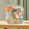 Flower Bird Diamond Painting Picture Frame Kit Photo Frame Bedroom Table Decor