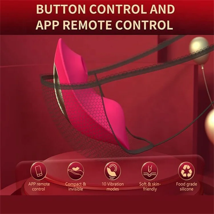 Suqio – App Remote Control Wearable Hands-Free Panty Vibrator with Clitoral Suction for Discreet