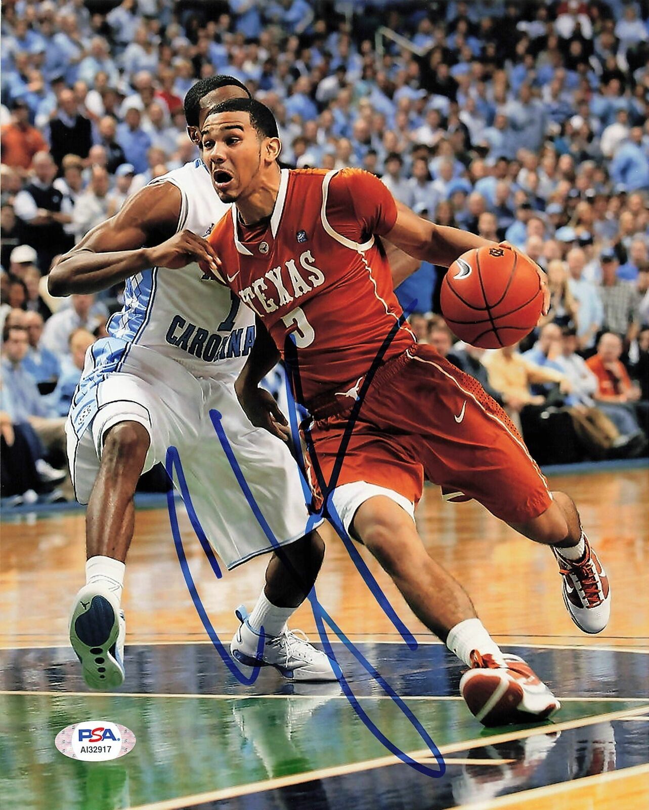 Corey Joseph signed 8x10 Photo Poster painting PSA/DNA Texas Longhorns Autographed