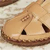 Gioiacombo&trade; Nuovi sandali cavi casual in pelle da donna