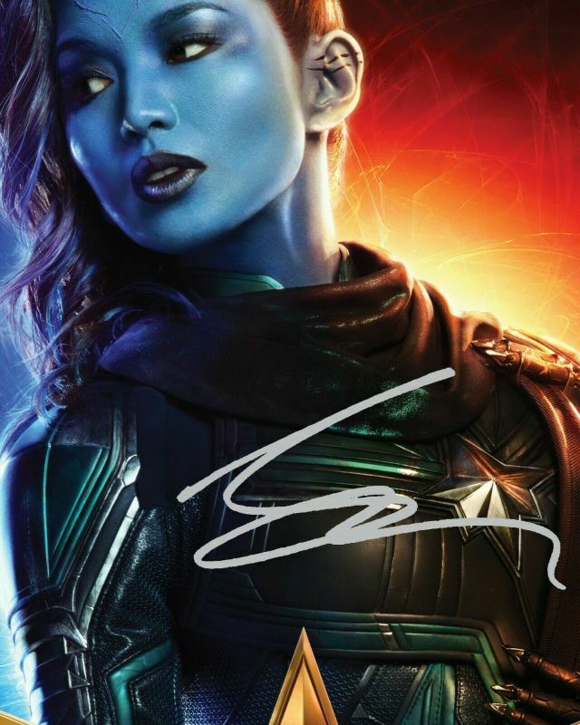 Gemma Chan - Captain Marvel Autograph Signed Photo Poster painting Print