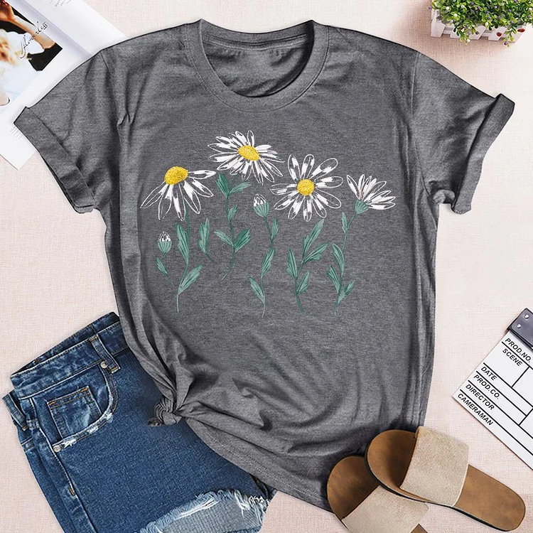Vintage Inspired Daisy T-Shirt Tee --Annaletters