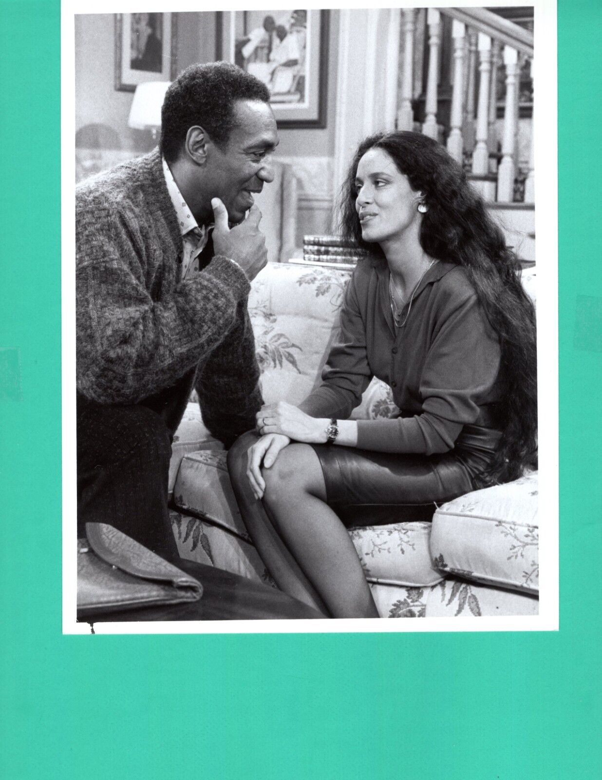 BILL COSBY SONJA BRAGA Cosby Show 1986 News Press Promo Photo Poster painting 7x9 NBC