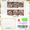 (US Only)6PCS DIY Xmas Diamond Art Greeting Cards Congratulations Cards & Gifts (Snowman)